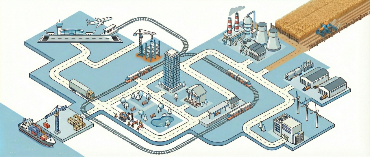Industry sectors map